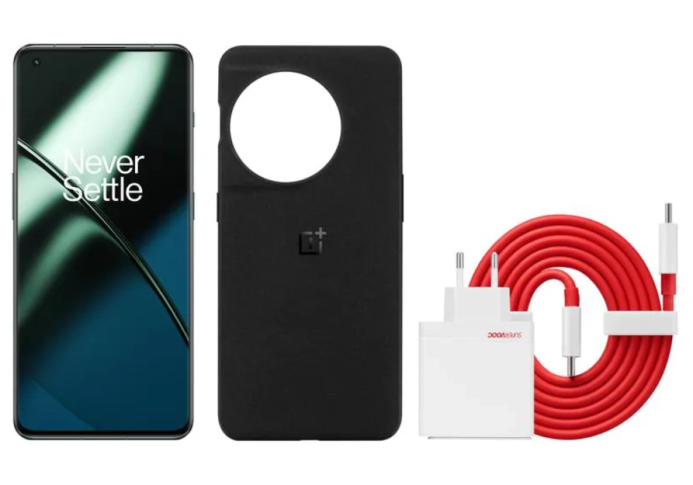 OnePlus 11 5G 256 GB Eternal Green - Kit avec accessoires