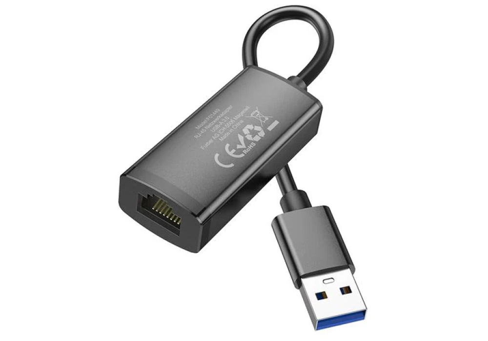 onit Adaptateurs réseau USB-A – RJ45 Gigabit-LAN