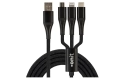 onit Câble chargeur USB USB A - Lightning/Micro-USB B/USB C 1 m