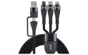 onit Câble USB 2.0 USB A/USB C - Lightning/Micro-USB B/USB C 2m