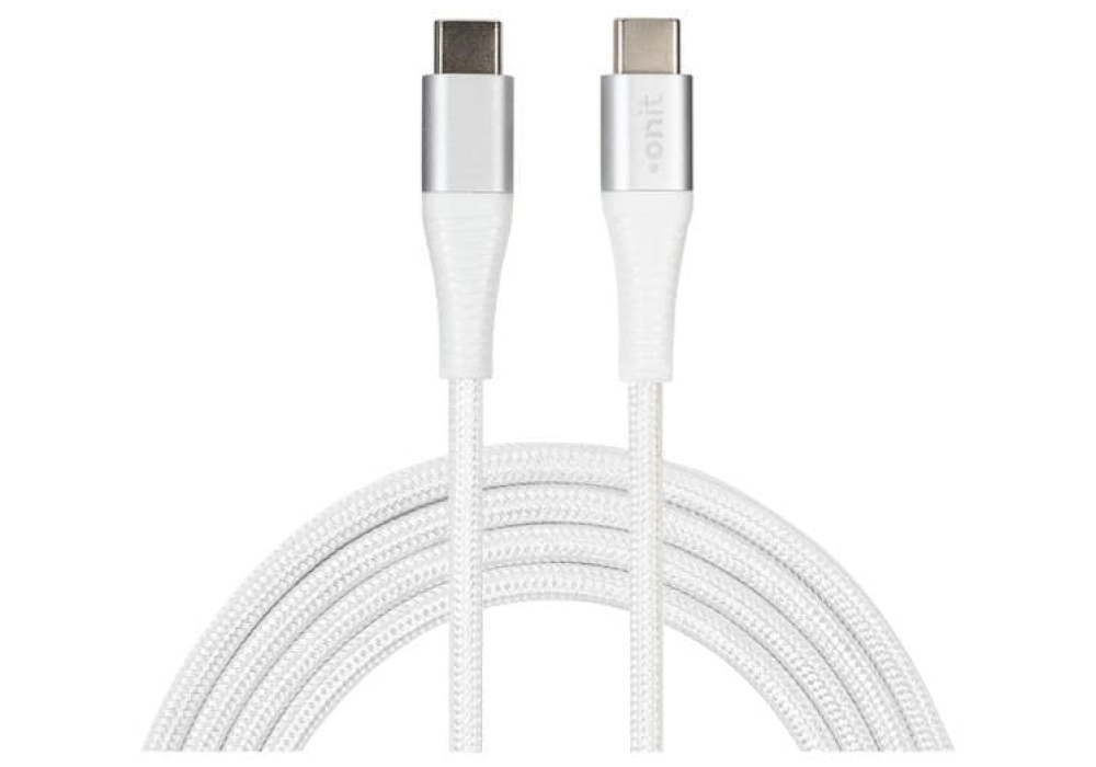 onit Câble USB 3.0 USB C - USB C 1 m, Blanc