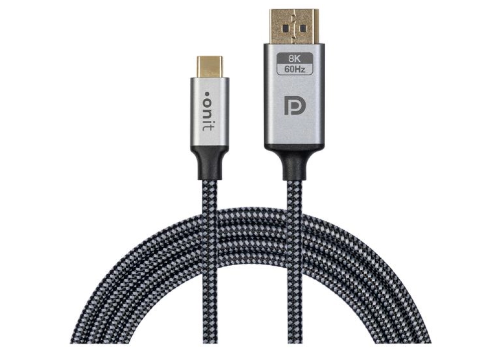 onit Câble USB type C - DisplayPort, 3 m