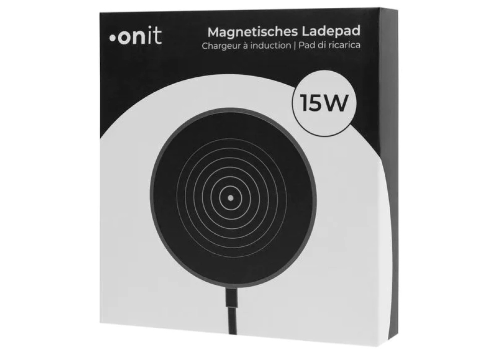 onit Chargeur magnétique 15 W (Noir)