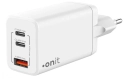 onit Chargeur mural USB Trial QC4+ 45 W GaN Blanc