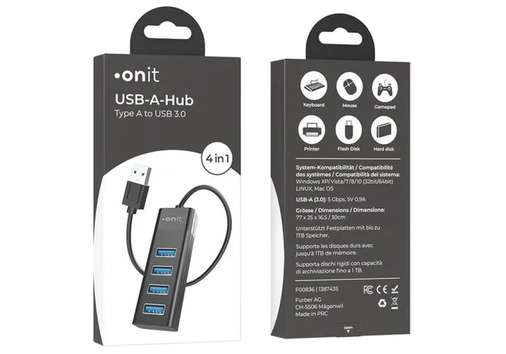 onit Hub USB-A 4-en-1