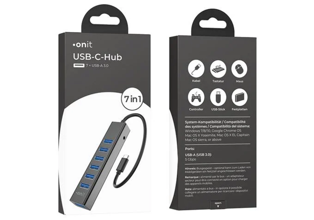 onit Hub USB-C 7-en-1 F01257