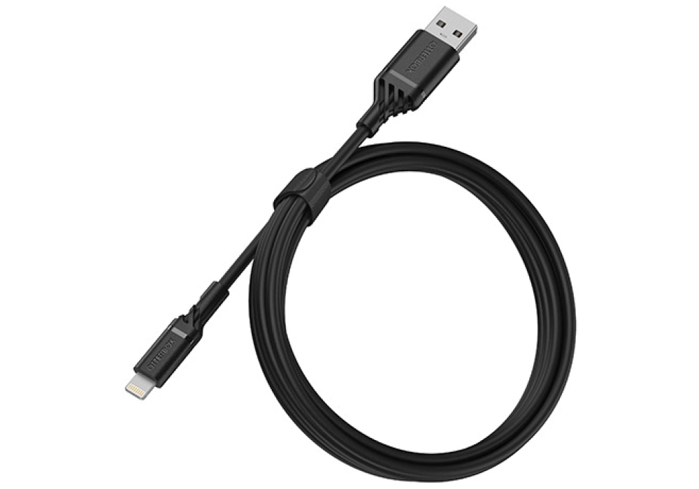 OtterBox Lightning to USB-A Cable - 1 m (Black)