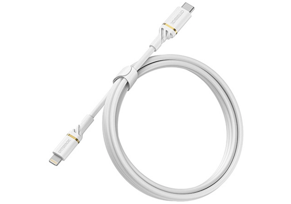 OtterBox Lightning to USB-C Fast Charge Cable - 1 m (White)