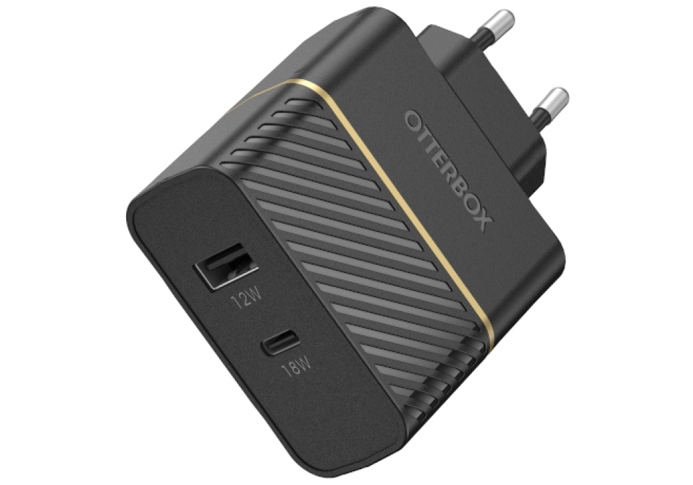 OtterBox USB-C and USB-A Fast Charge Dual Port Wall Charger
