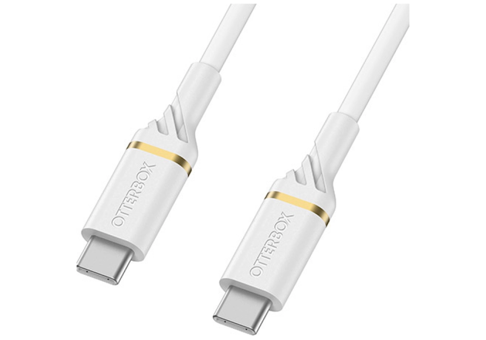 OtterBox USB-C to USB-C Fast Charge Cable - 1 m (White)