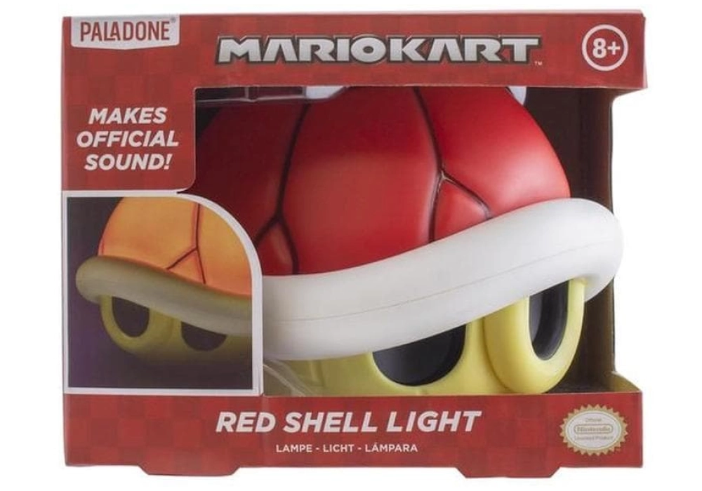 Paladone Lampe décorative Mario Kart carapace rouge