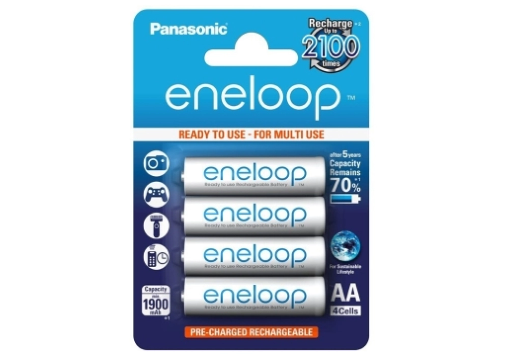 Panasonic eneloop Battery - 4x AA