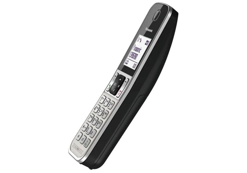 Panasonic Téléphone sans fil KX-TGD320SLW Noir/Argenté