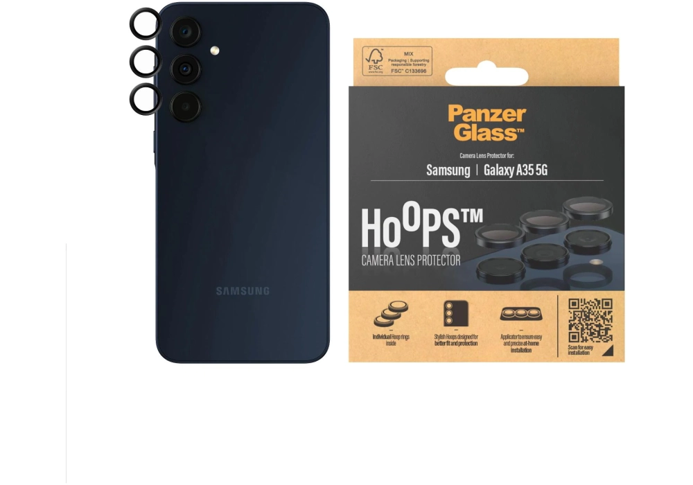 Panzerglass Lens Protector Rings HOOPS Galaxy A35