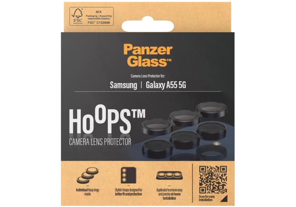 Panzerglass Lens Protector Rings HOOPS Galaxy A55