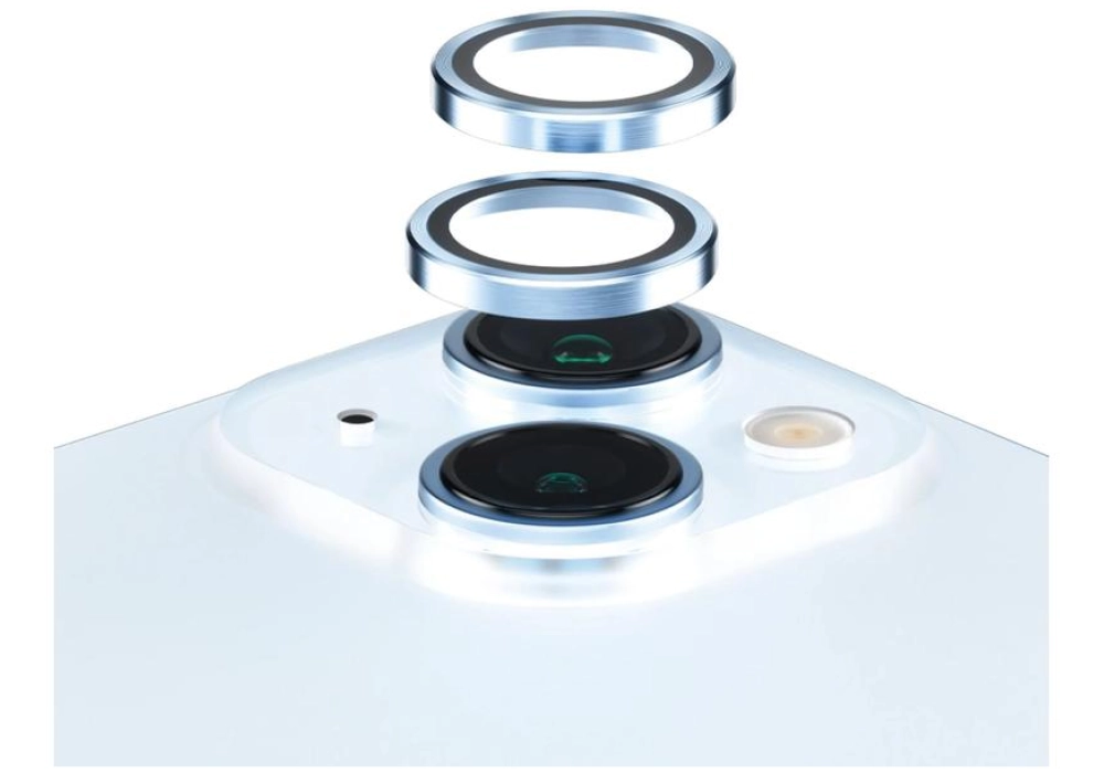 Panzerglass Lens Protector Rings HOOPS iPhone 15 / 15 Plus Bleu