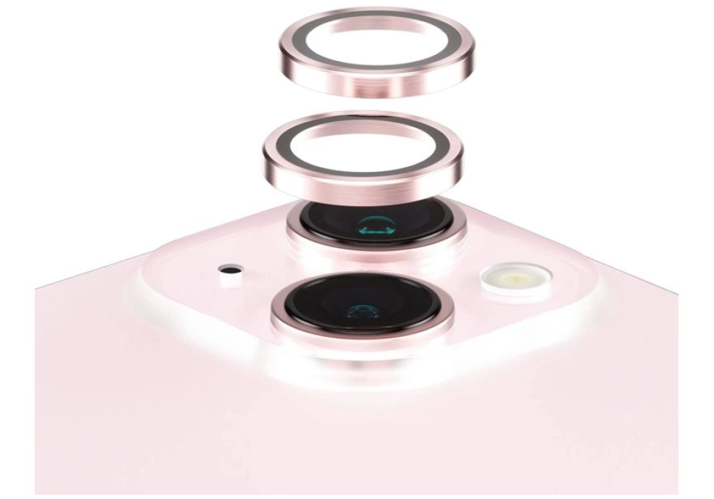 Panzerglass Lens Protector Rings HOOPS iPhone 15 / 15 Plus Rose