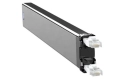 Patchbox Cassette Câble patch slim 365 Cat 6A, STP, 0.8 m, Blanc