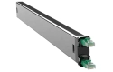 Patchbox Cassette Câble patch slim PLUS+ Cat 6A, STP, 1.8 m, Vert
