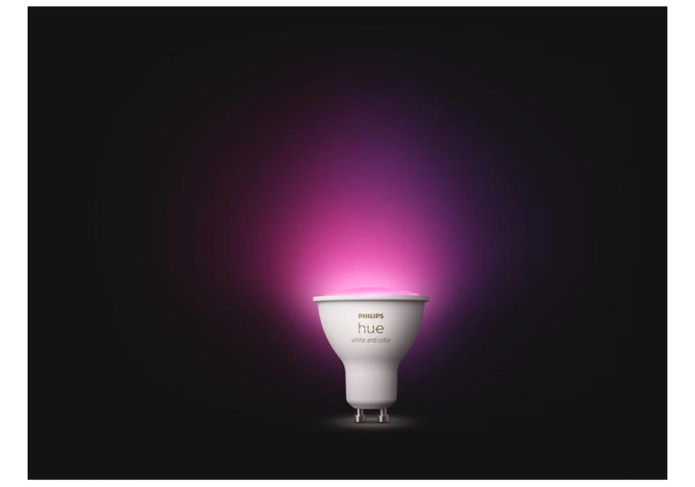 Philips Hue Ampoule White & Color Ambiance, GU10, BT