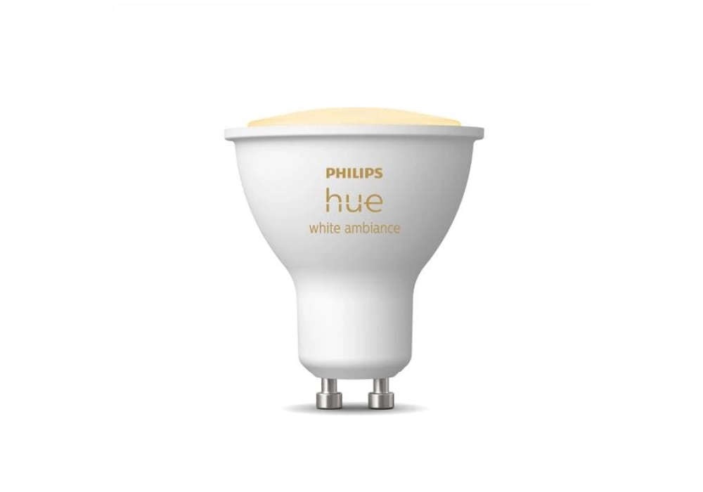 Philips Hue Ampoule White Ambiance, GU10, BT