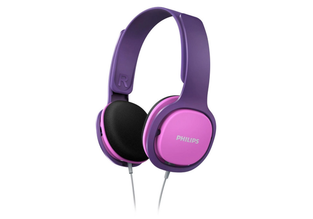 Philips On-Ear SHK2000PK (Pink/Purple)