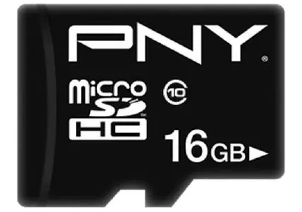 PNY Carte microSDHC Performance Plus 16 GB