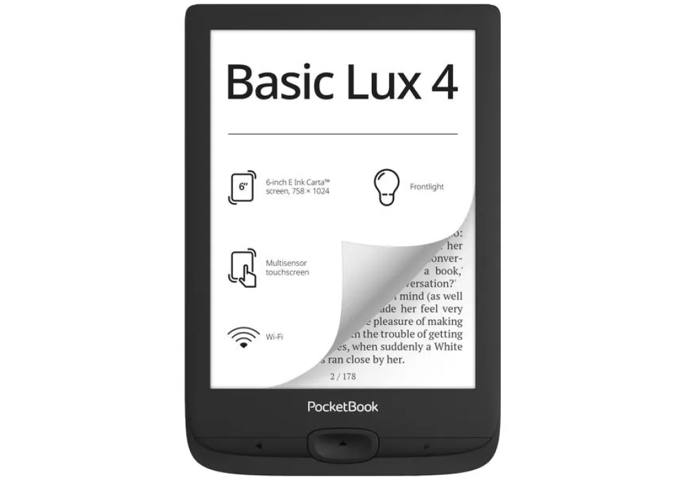 PocketBook Basic Lux 4 Noir