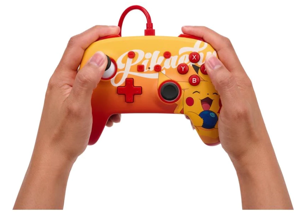 Power A Enhanced Wired Controller (Orange Berry Pikachu)
