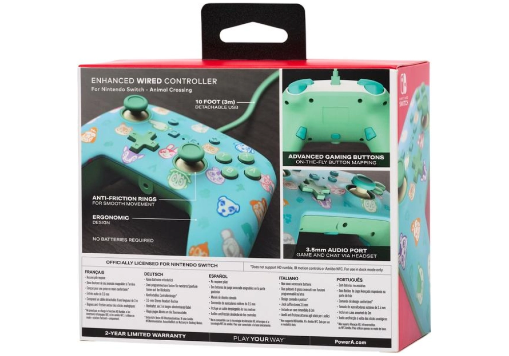 Power A Enhanced Wired Controller Animal Crossing