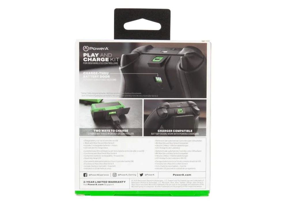 Power A Play & Charge Kit pour Xbox Series X|S