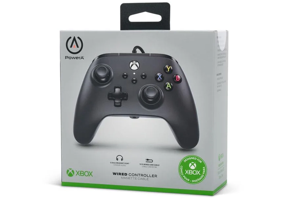 Power A Wired Controller Xbox Noir