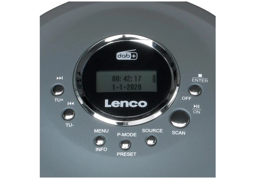 Lenco Lecteur MP3 CD-400GY Gris