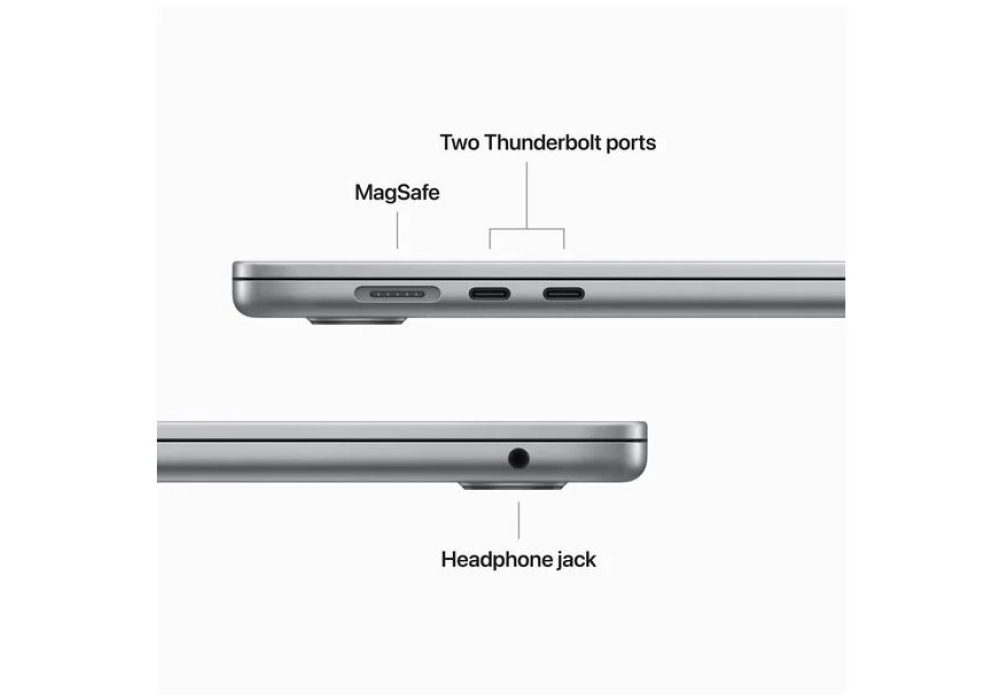 Apple MacBook Air 15" 2023 M2 10C GPU / 256 Go / 8 Go Gris sidéral