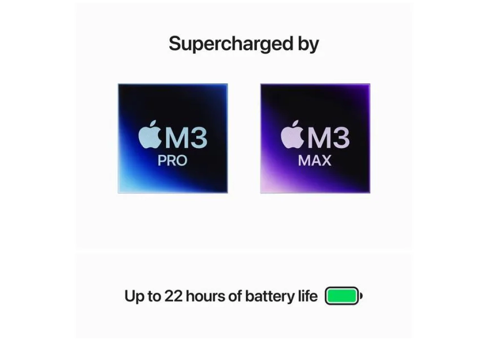 Apple MacBook Pro 16" M3 Pro 2023 12C CPU/18C GPU/512 GB/18 GB Noir sidéral
