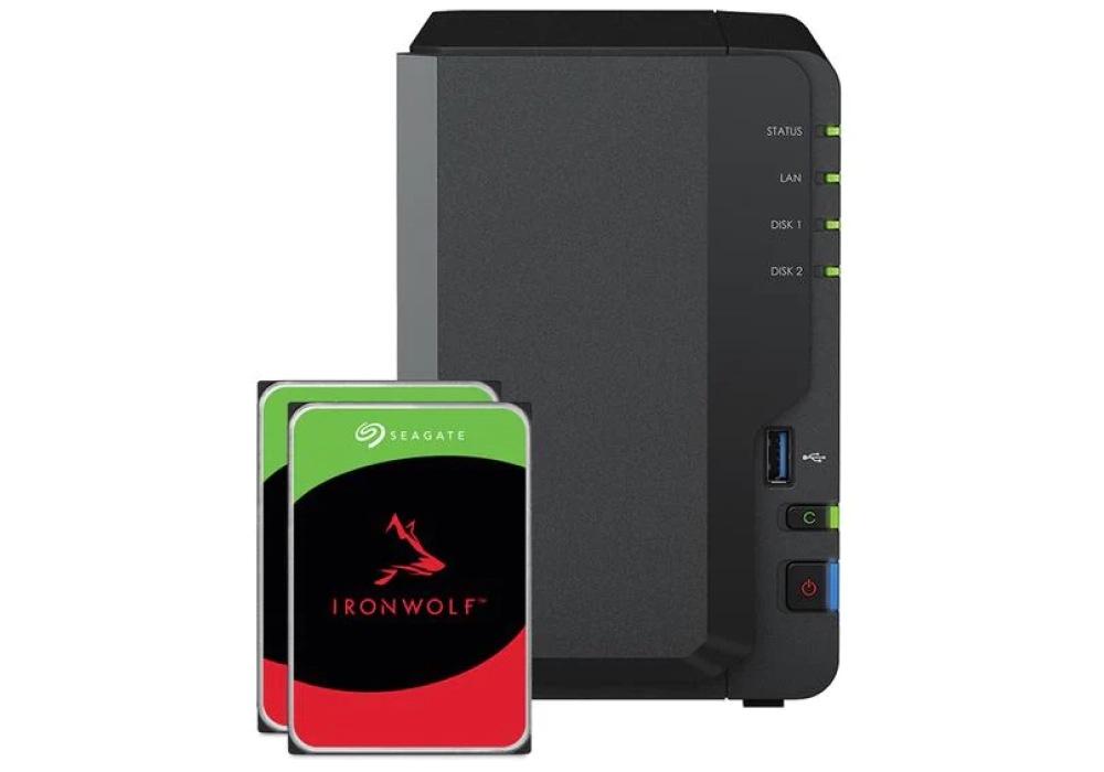 Synology DiskStation DS223 - Seagate Ironwolf 12 TB