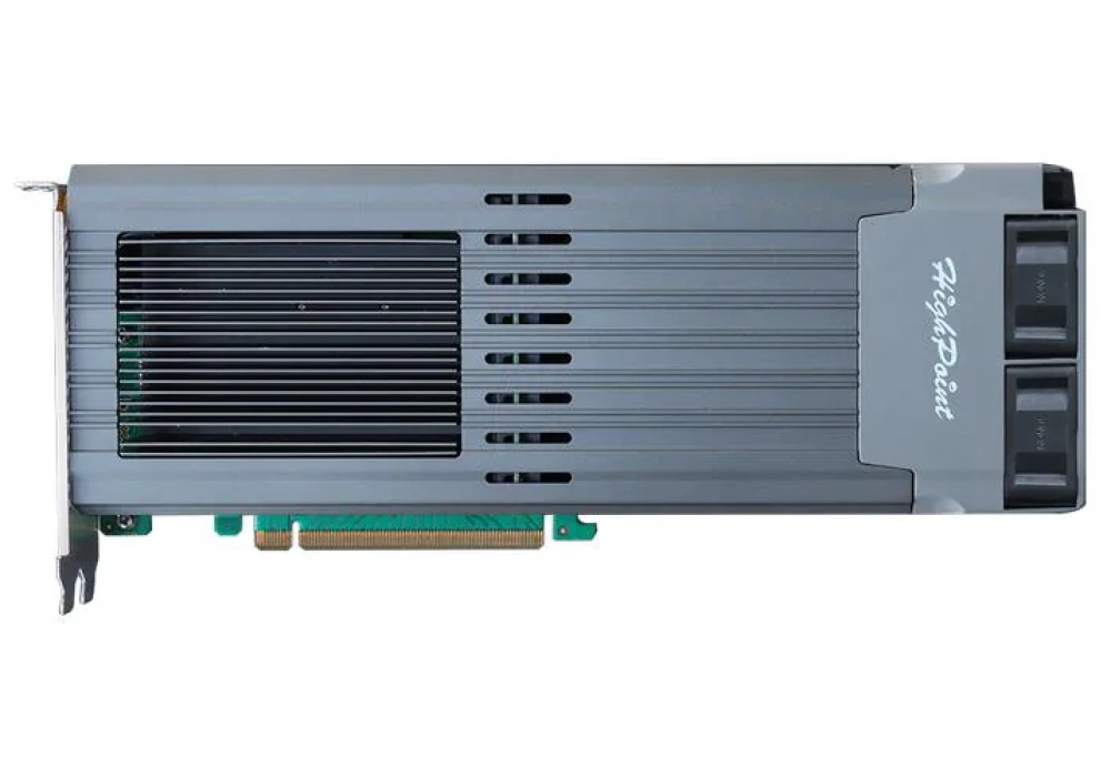 Highpoint Contrôleur RAID SSD7749M PCI-Ex16v4 - 8x M.2 NVMe