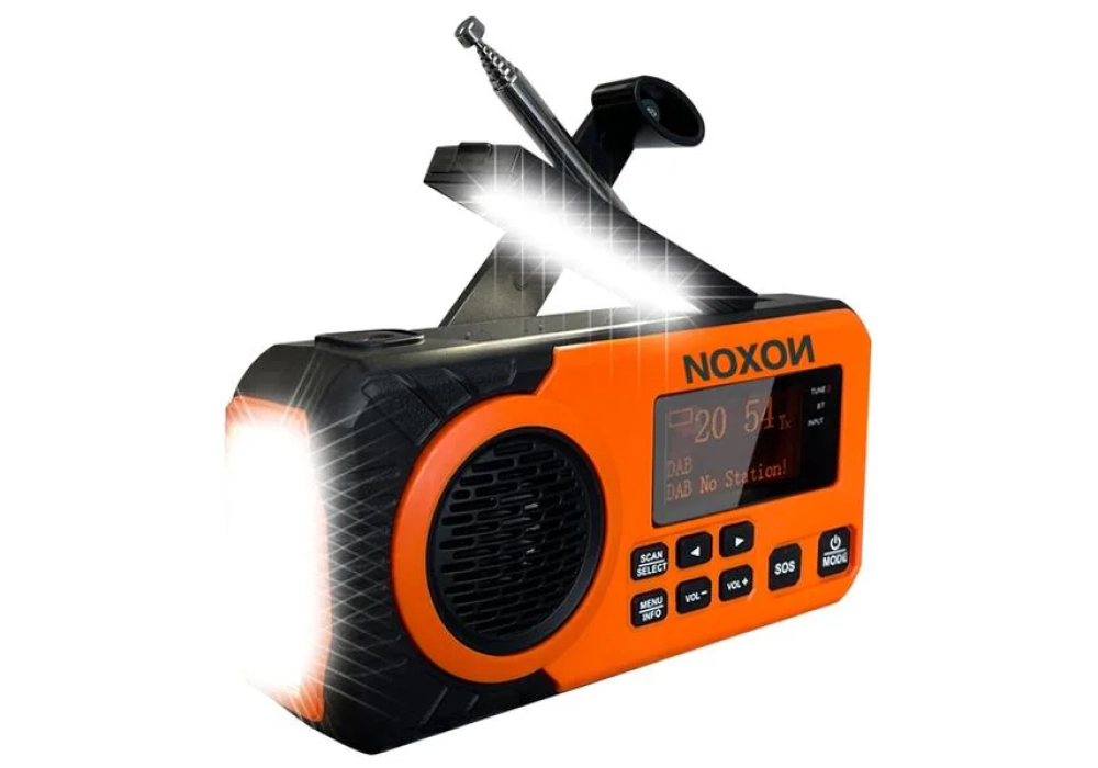 Noxon Radio DAB+ Dynamo Solar 311 Orange