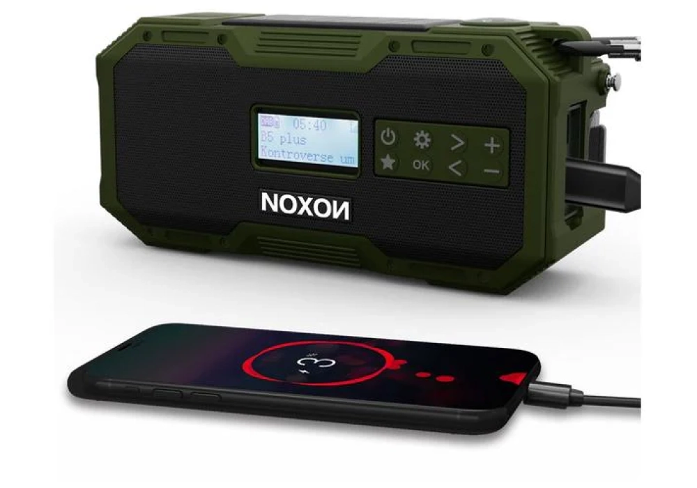 Noxon Radio DAB+ Dynamo Solar 411 Vert