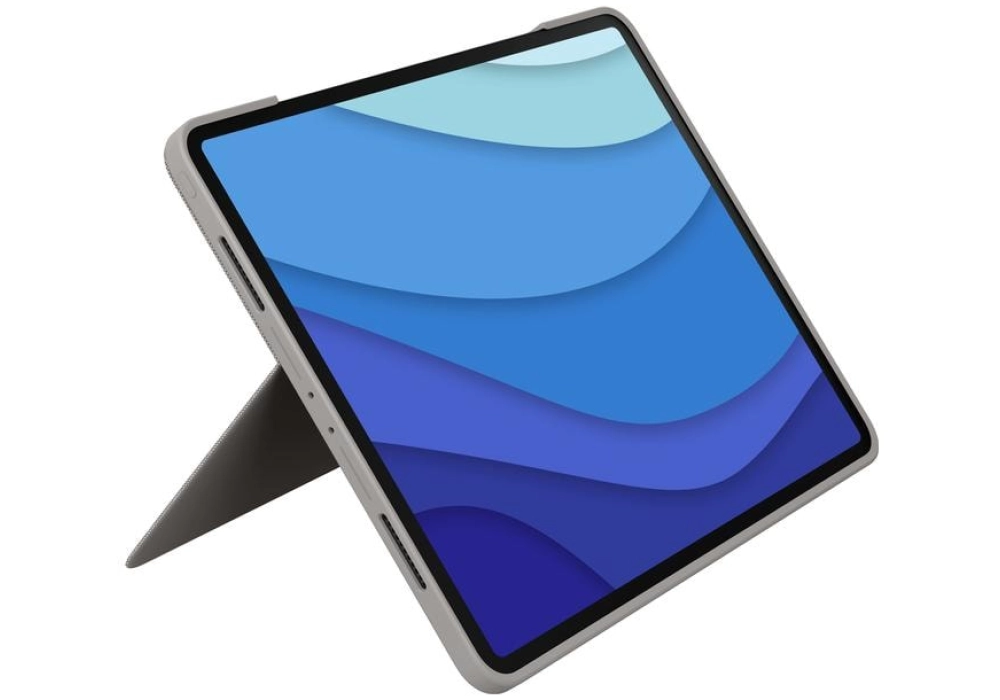 Logitech Combo Touch iPad Pro 12.9" (Gen 5 - 2021) - Beige - CH