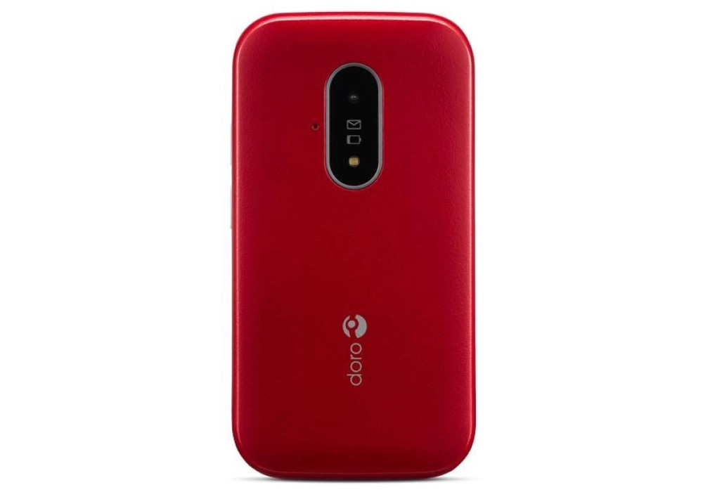 Doro Téléphones portables pour seniors 6820 Rouge / Blanc