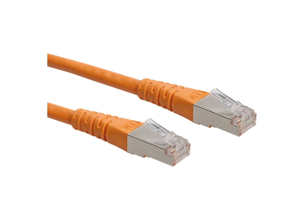 ROLINE Network Cable Cat 6 SFTP (Orange) - 0.3 m