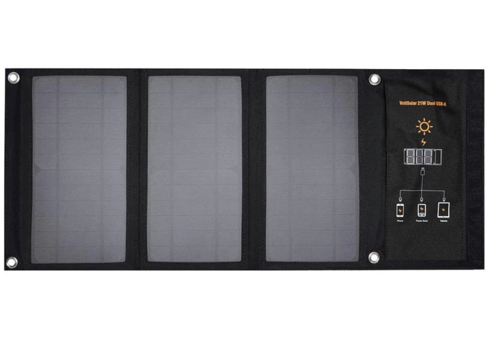4smarts Panneau solaire VoltSolar 21W avec 10000mAh Powerbank Set 21 W