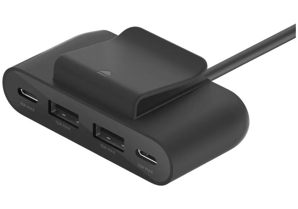 Belkin Hub de charge 4 Ports USB Noir