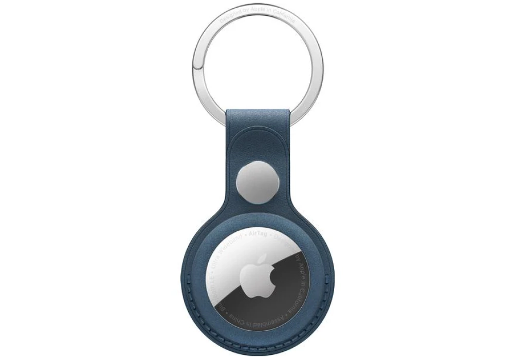 Apple Porte-clés AirTag en tissu fin Pacific Blue