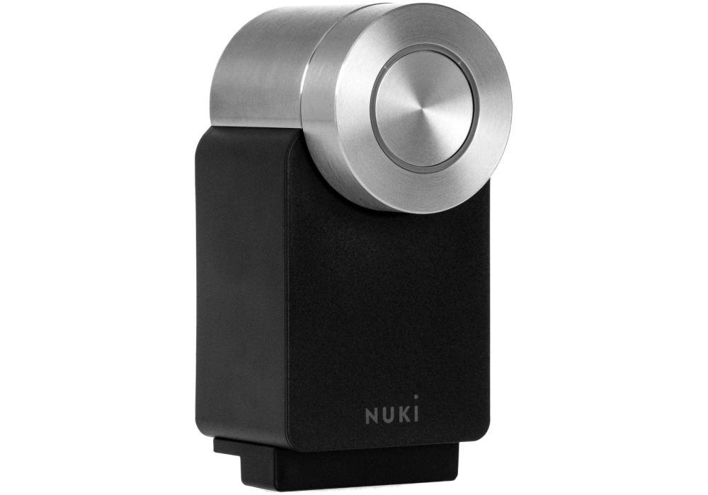 NUKI Contrôleur de porte Smart Lock Pro (4th Gen) Cylindre CH, Noir