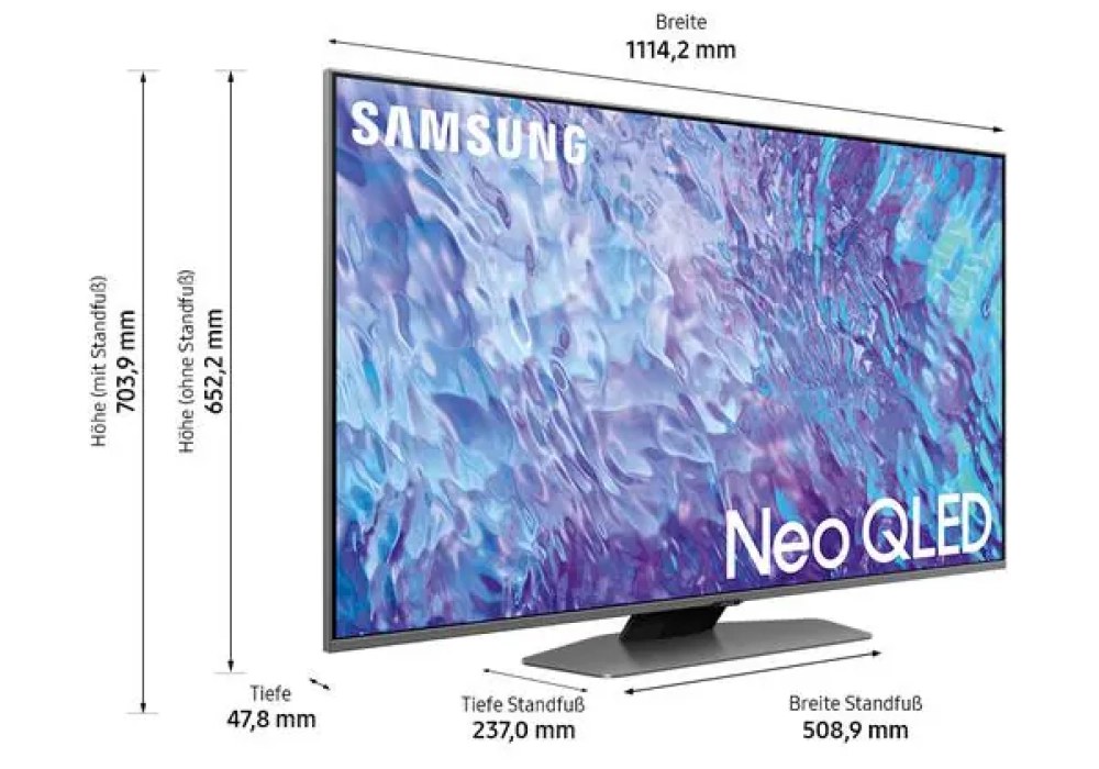 Samsung TV QE50Q80C ATXXN 50", 3840 x 2160 (Ultra HD 4K), QLED