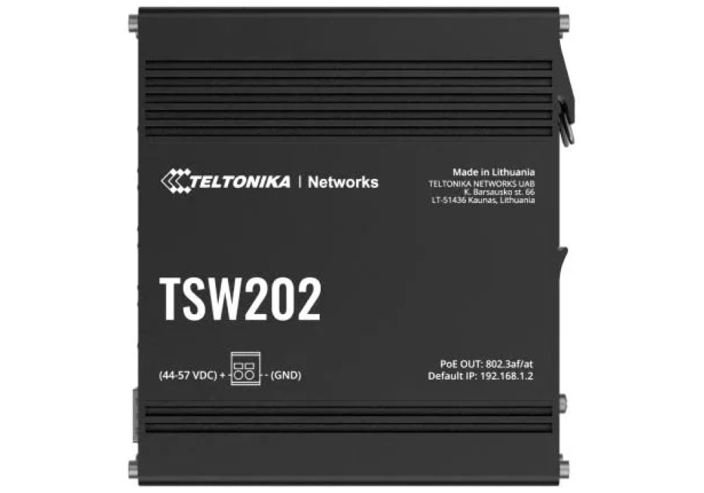 Teltonika Switch PoE+ sur rail TSW202 10 ports