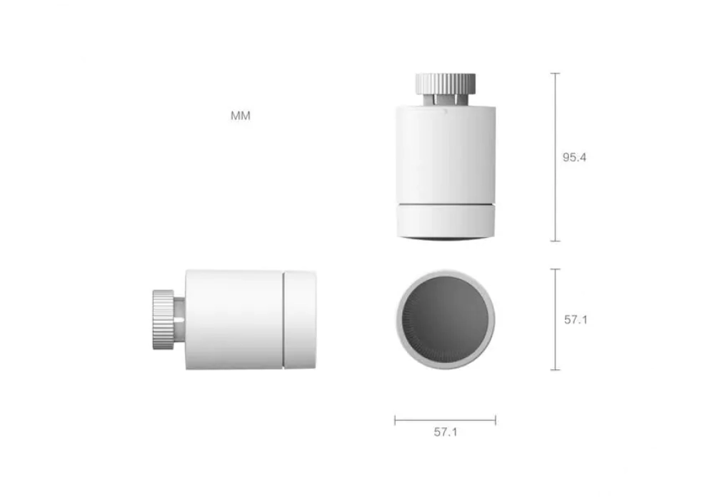 Aqara Thermostat de radiateur E1 Blanc, Zigbee 3.0