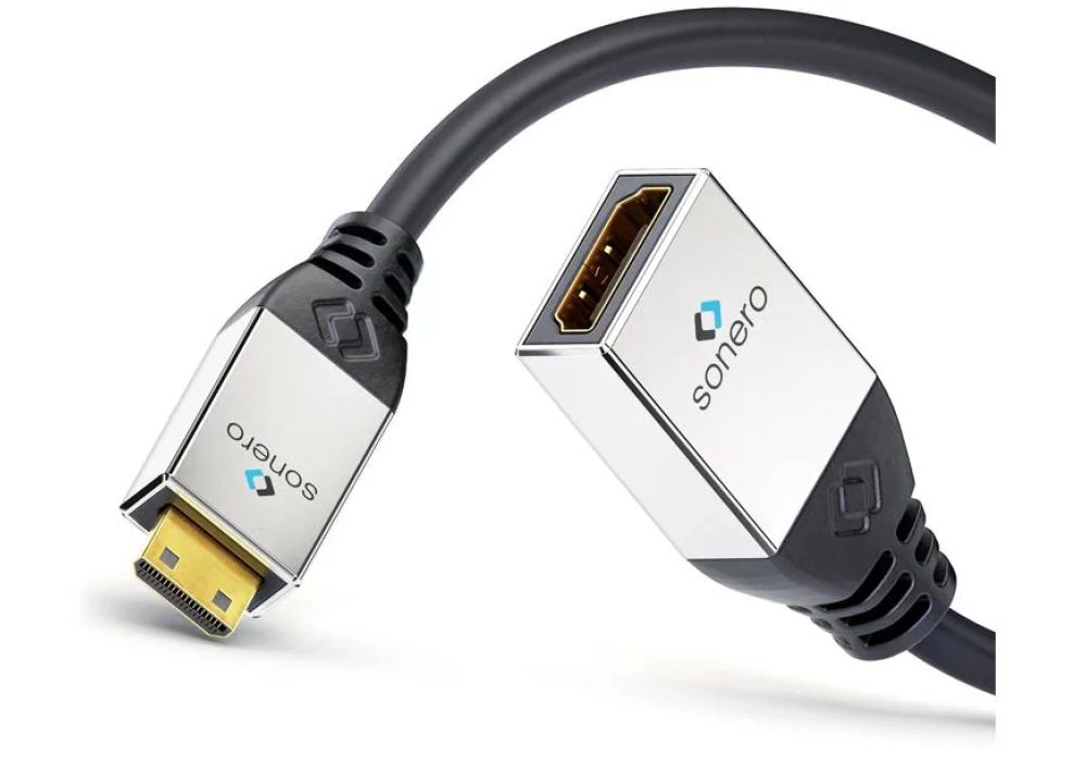 sonero Adaptateur Portsaver 4K High Speed Mini-HDMI (HDMI-C) - HDMI